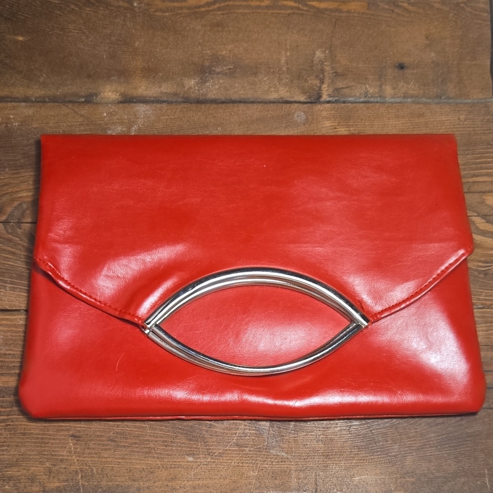 Red Leather Women's Bag - Picture 2 of 4